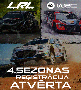 LRL WRC 4.SEZONAS reģistrācija atvērta!
